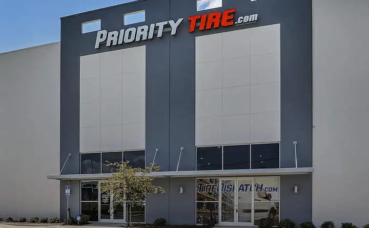 Priority Tire outside warehouse
